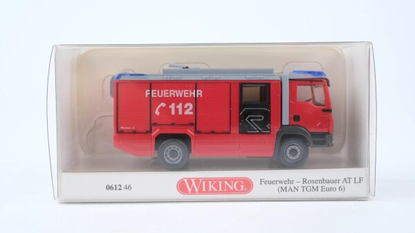 Wiking H0 061246 MAN TGM Euro 6 Feuerwehr Rosenbauer AT LF