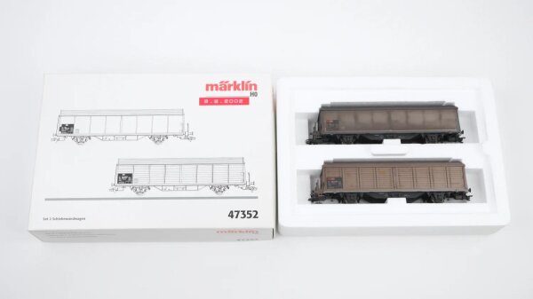 Märklin H0 47352 Set 2 Schiebewandwagen SBB-CFF