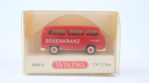 Wiking H0 031501 VW T2 Bus Rosenkranz