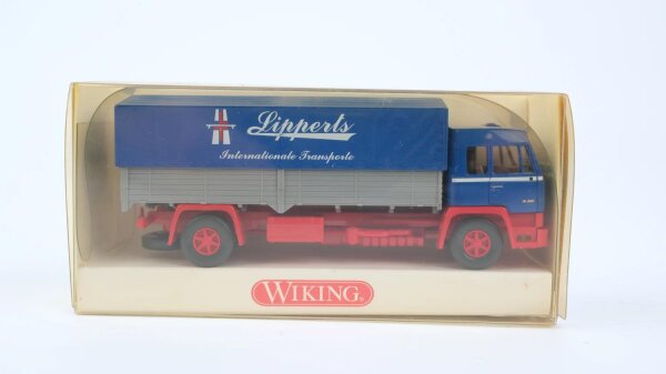 Wiking H0 084958 Pritschen-LKW Büssing BS 16L Lipperts Transporte