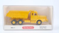 Wiking H0 086635 Krupp Titan Muldenkipper gelb