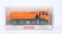 Wiking H0 067448 MAN TGS Meiller Muldenkipper orange