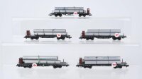Minitrix N Konvolut Rungenwagen beladen Hoesch-Rohr DR