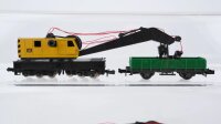 Roco ua N Konvolut Kranwagen Kranschutzwagen DB