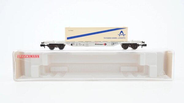 Fleischmann N 8246K Containertragw. Thyssen Haniel Logistik Sgss-y 703 DB