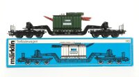 Märklin H0 4617 Tiefladewagen mit Trafo-Union DB