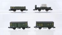 Minitrix N Konvolut gedeckte Güterwagen...