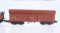 Minitrix N Konvolut Schienenreinigungswagen Schwenkdachwagen Schiebedachwagen Hochbordwagen DB