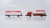 Arnold N Konvolut Rungenwagen beladen gedeckter...