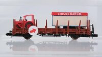 Arnold N Konvolut Rungenwagen beladen gedeckter Güterwagen Circus Barum DB