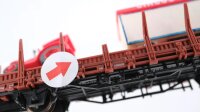 Arnold N Konvolut Rungenwagen beladen gedeckter Güterwagen Circus Barum DB