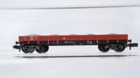 Fleischmann N Konvolut Niederbordwagen teilbeladen DB