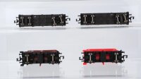 Fleischmann N Konvolut Schwerlastwagen beladen Selbstentladewagen DB DR