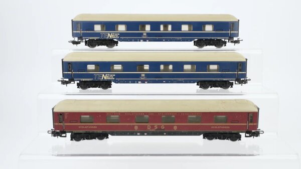 Märklin H0 Konvolut Schlafwagen TEN DSG Mitropa DB