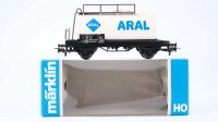 Märklin H0 4440 Mineralöl-Kesselwagen (ARAL, weißer Kessel) Einheitskesselwagen der DB