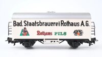 Märklin H0 4437 Bierwagen ROTHAUS (Kühlwagen)...