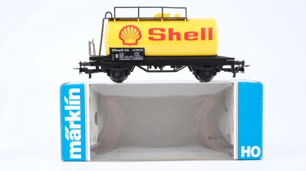 Märklin H0 4442 Mineralöl-Kesselwagen SHELL  Einheitskesselwagen der DB