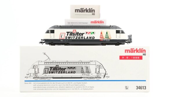Märklin H0 34613 E-Lok Re 4/4 460 020-1 Tilsiter Switzerland SBB CFF FFS Wechselstrom Delta Digital