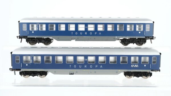 Fleischmann H0 Konvolut Personenwagen Touropa DB