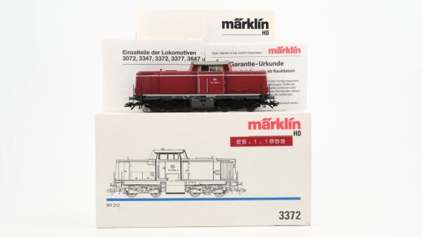 Märklin H0 3372 Diesellok BR 212 258-8 DB Wechselstrom vermutlich verharzt