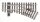 Märklin Spur 1 5966 Weiche rechts L 300 mm R 600 mm mit Handantrieb