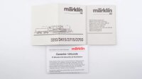 Märklin H0 3415 Dampflok BR 52 3329 DB Wechselstrom Delta Digital