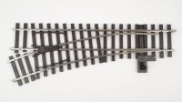 Märklin Spur 1 5976 Weiche links L 390,5 mm R 1.020 mm mit Handantrieb
