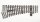 Märklin Spur 1 5976 Weiche links L 390,5 mm R 1.020 mm mit Handantrieb