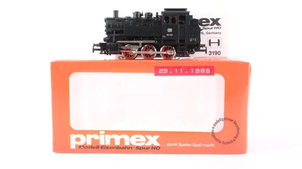 Primex H0 3190 Dampflok BR 80 031 DB Wechselstrom (vermutlich verharzt)