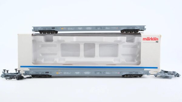Märklin H0 4796 Niederflurwagen-Set rollende Landstraße Saadkmms der SBB