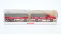 Wiking H0 085859 Büssing 8000 Pritschenlastzug...