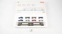 Märklin H0 47121 Doppel-Autotransportwagen mit 8...