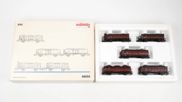 Märklin H0 46034 Wagen-Set Kohletransport DB