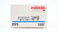Märklin H0 1887 Lokomobile mit Anhänger H. Lindner
