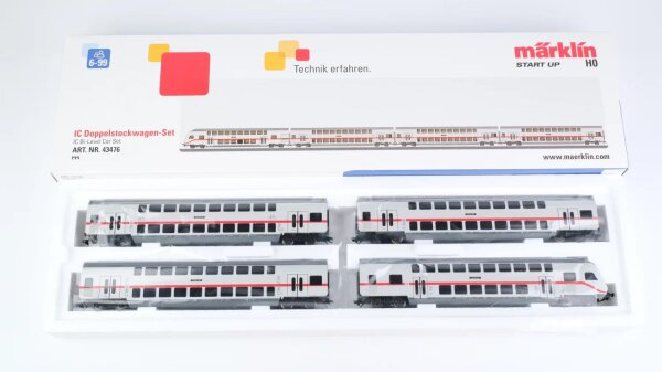 Märklin H0 43476 IC Doppelstockwagen-Set der DB AG Wechselstrom
