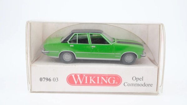 Wiking H0 079603 Opel Commodore grün-schwarz