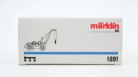 Märklin H0 1891 Lokomobil Oldtimer Kran weinrot