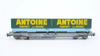 Roco H0 46364 Taschenwagen (Container Antoine) SBB/CFF