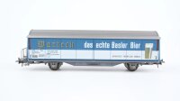 Roco H0 4340F Schiebewandwagen "Warteck" das echte Basler Bier SBB-CFF