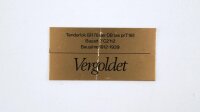 Arnold N 2704 Dampflok "ohne Antrieb" BR 78 DB (Vergoldet)