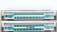 Sachsenmodelle H0 Doppelstockwagen Set Toom Baumarkt DB 3...