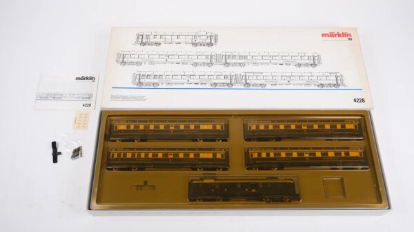 Märklin H0 4228 Wagen-Set "Rheingold" DRG Wechselstrom