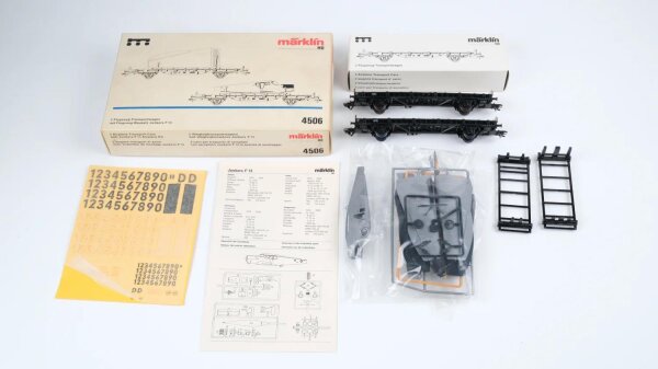 Märklin H0 4506 Flugzeug-Transportwagen mit Flugzeug-Bausatz Junkers F 13