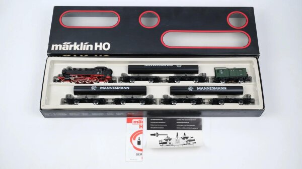 Märklin H0 2854 Güterzug Mannesmann Röhrenzug DB Wechselstrom (vermutlich verharzt)