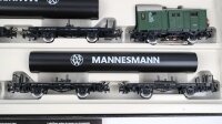 Märklin H0 2854 Güterzug Mannesmann Röhrenzug DB Wechselstrom (vermutlich verharzt)