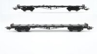 Märklin H0 Konvolut Flachwagen mit Rungen DB