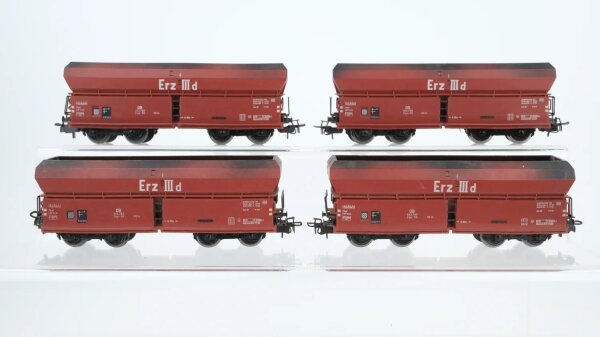 Märklin H0 Konvolut Selbstentladewagen Erz IIId DB
