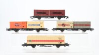 Lima H0 Konvolut Containertragwagen SeaLand Hapag Lloyd...