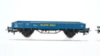 Märklin H0 Konvolut Kranwagen Kranschutzwagen Bauwagen Hochbordwagen Niederbordwagen beladen Gleisbau