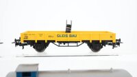 Märklin H0 Konvolut Kranwagen Kranschutzwagen Bauwagen Hochbordwagen Niederbordwagen beladen Gleisbau